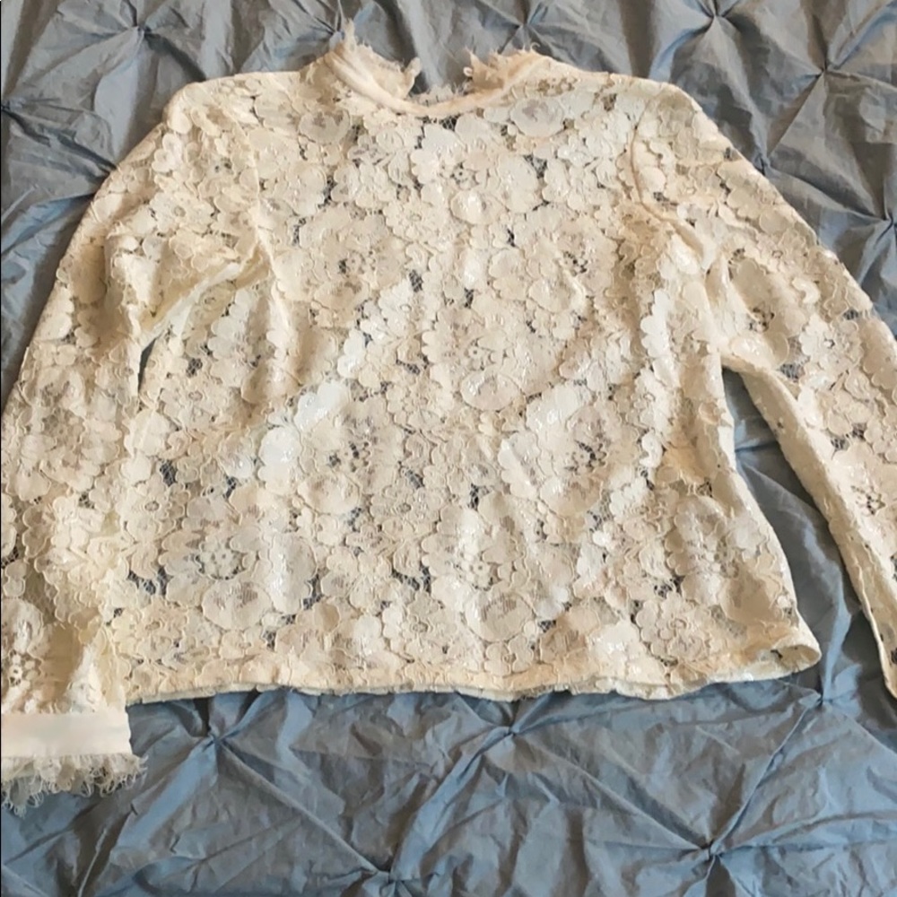Wayf lace top